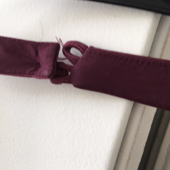 Ann Klein 100% Silk Burgundy Formal Halter Dress for Black Tie size 8 Gown - Picture 7 of 10